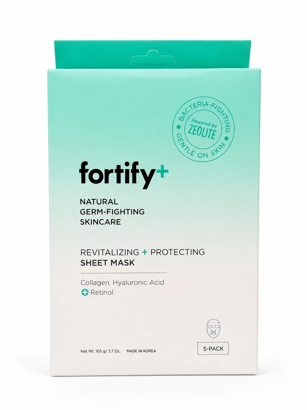 NWT Fortify+ Retinol Sheet Masks 5 Pack K-Beauty